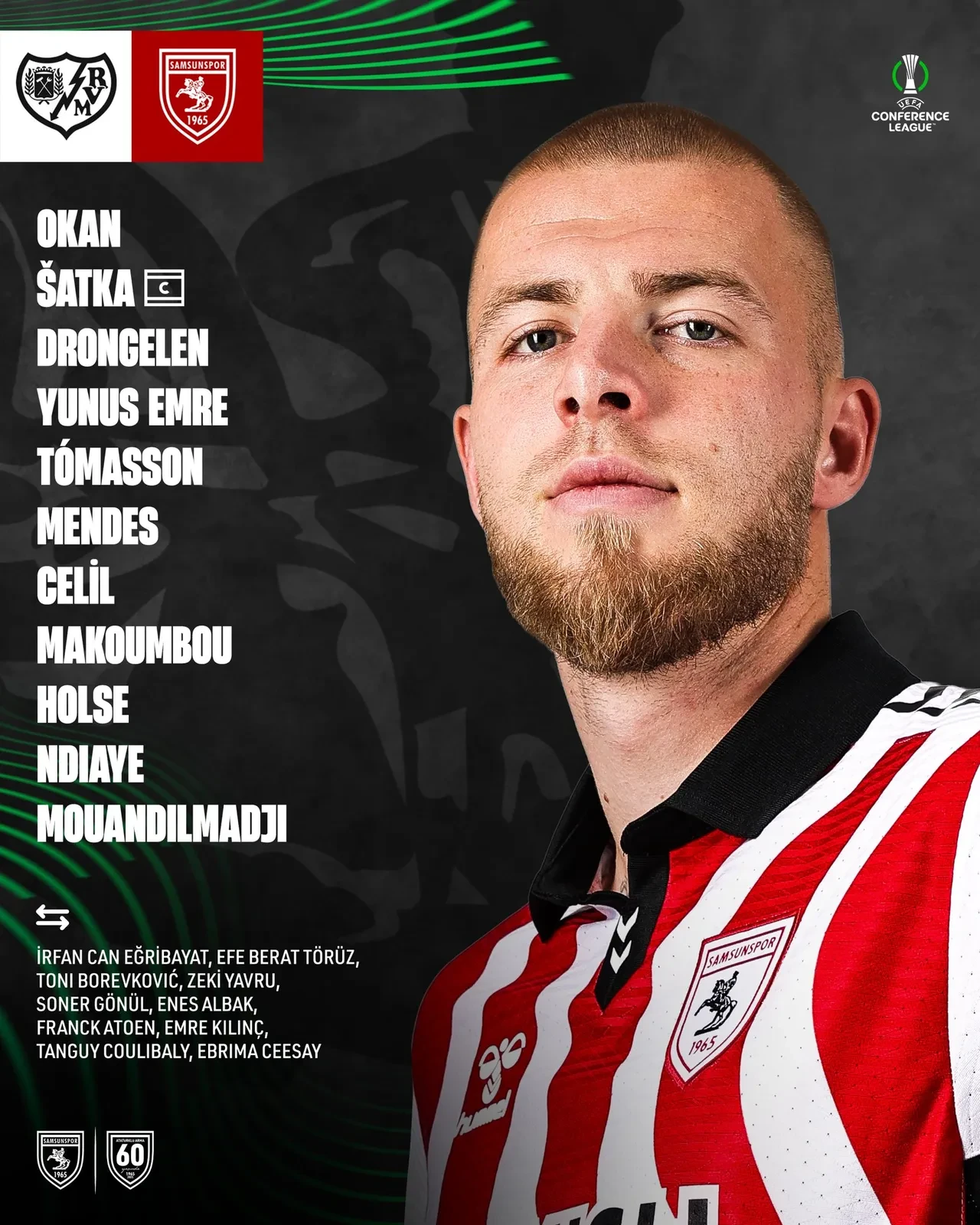 Samsunspor Rayo Vallecano deplasmanında kazandı ama yetmedi: Temsilcimiz Avrupa'ya veda etti!