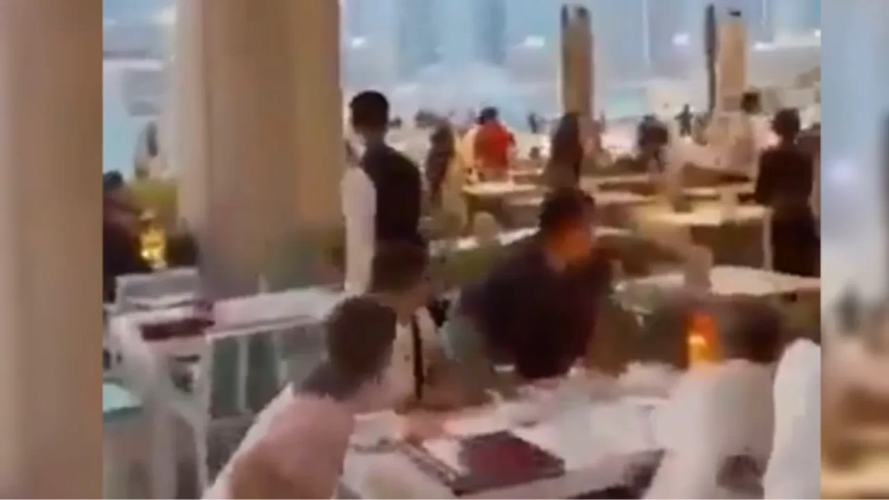 Dubai diken üstünde! İftar topunu füze sanıp bir anda kaçmaya başladılar