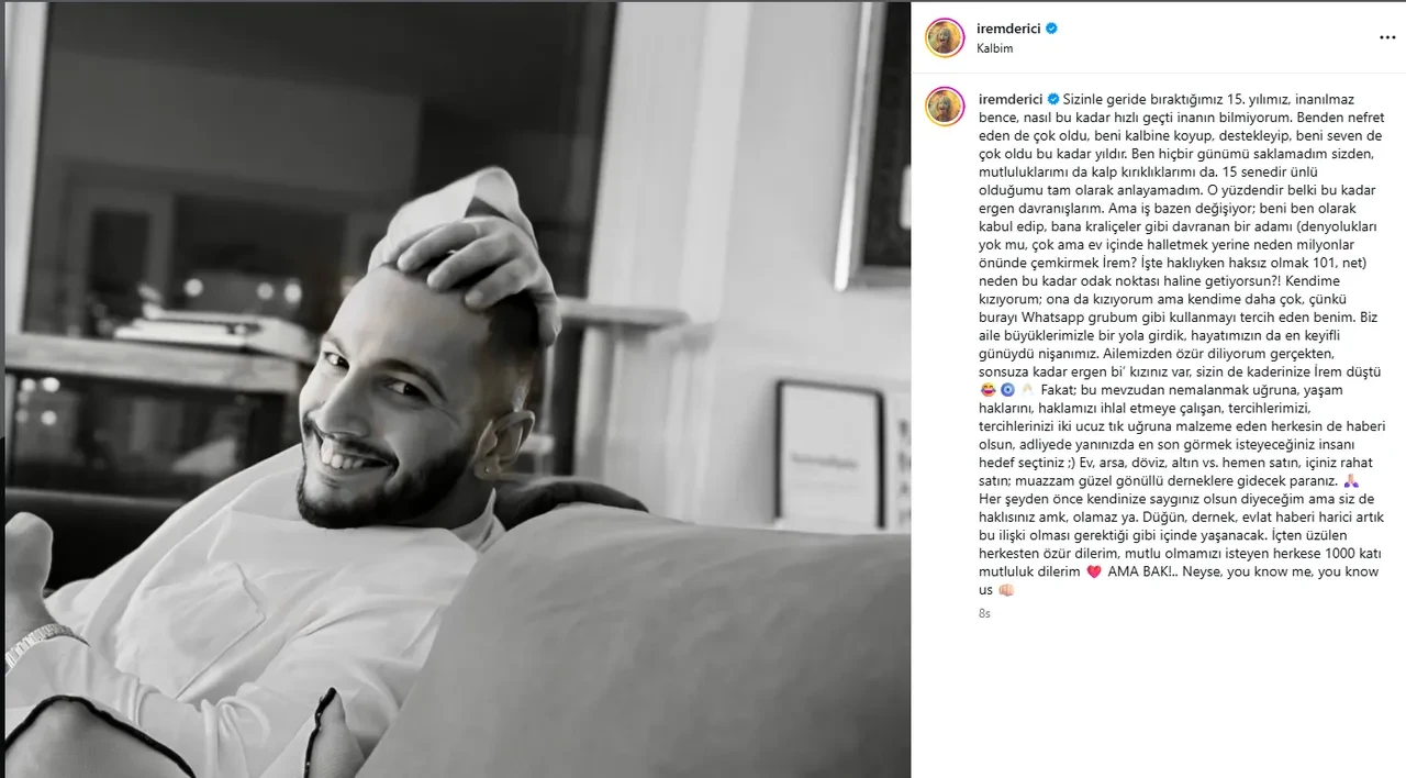 İrem Derici ile Melih Kunukçu barıştı! "Ev, arsa ne varsa satın"