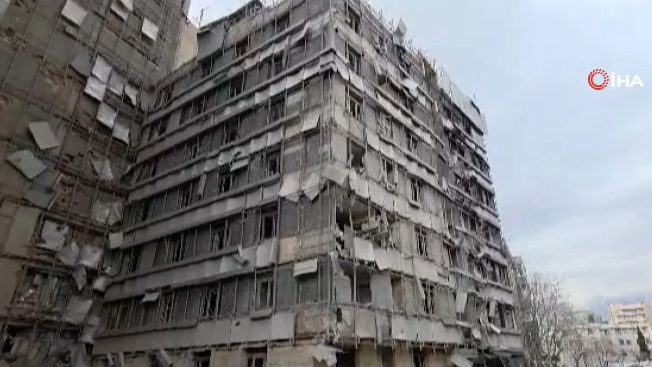 İsrail-ABD'nin İran'da hedef aldığı Gandi Hastanesi'ndeki hasar görüntülendi