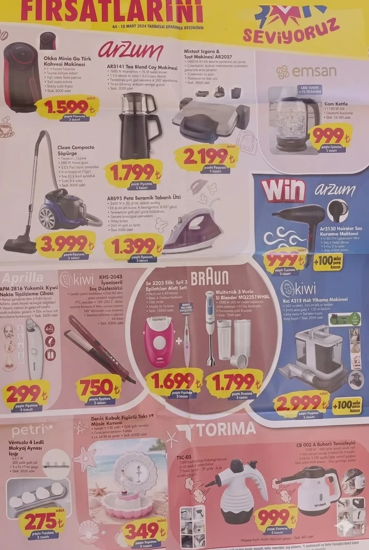 ŞOK 4 Mart Aktüel Ürünler Kataloğu 2026! Kettle, çay ve kahve makinesi, derin tencere ve sahan seti geliyor