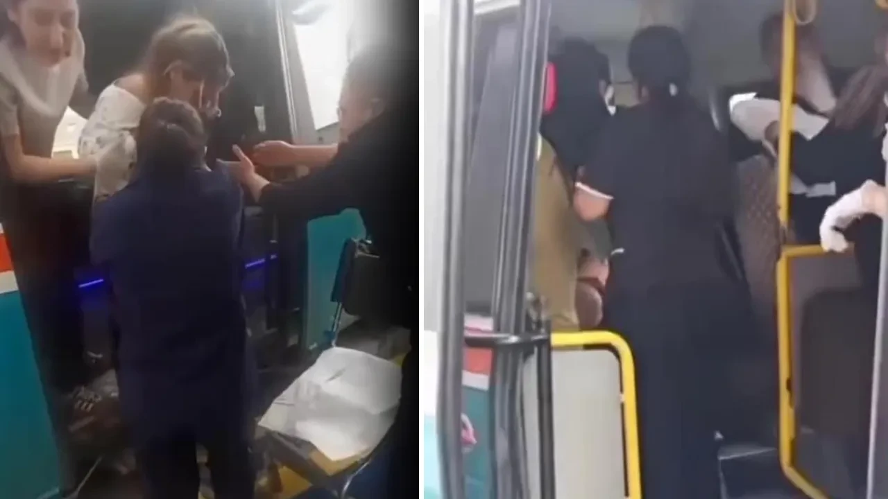 İzmir'de bir kadın dolmuşta doğum yaptı! Tüm yolcular seferber oldu: Kordon bağı araçta kesildi