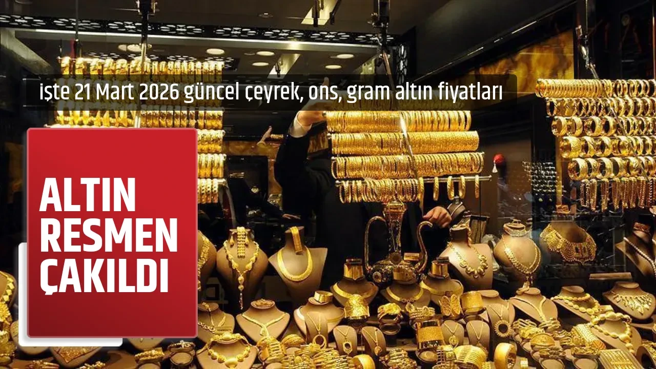 ALTIN RESMEN ÇAKILDI