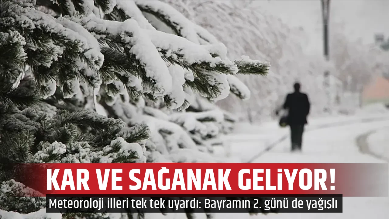 KAR VE SAĞANAK GELİYOR! 