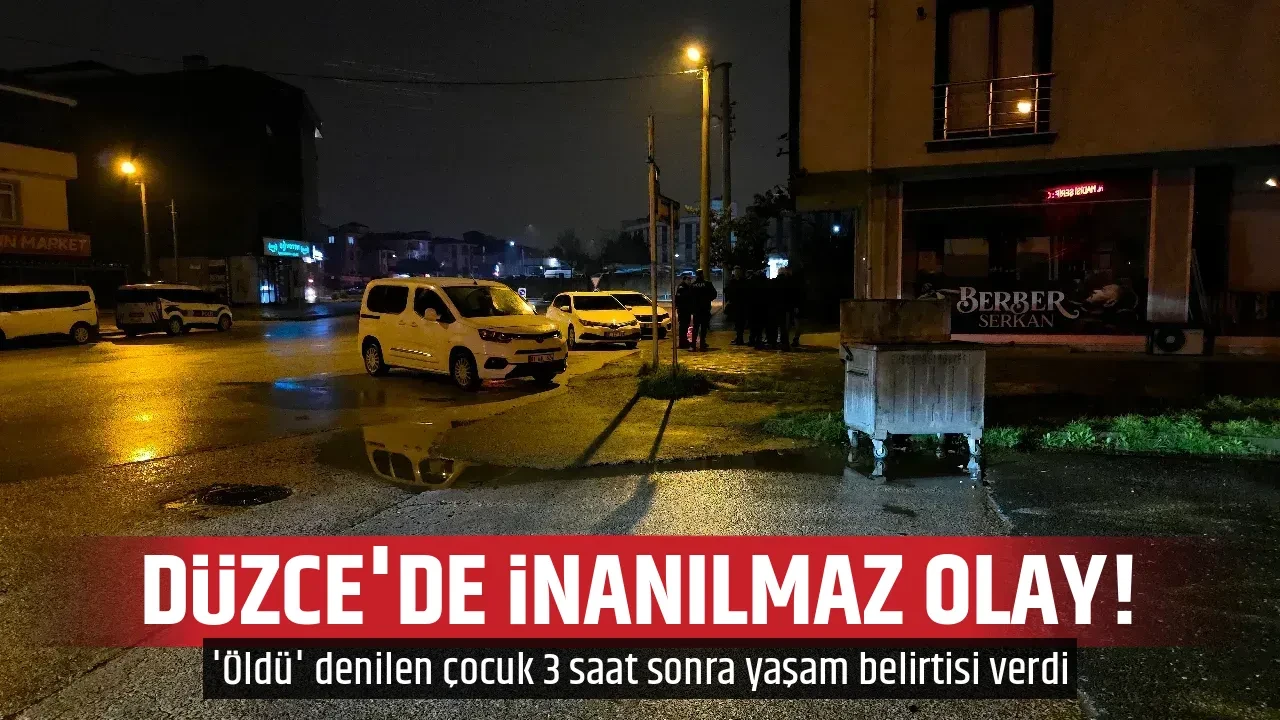 DÜZCE'DE İNANILMAZ OLAY!