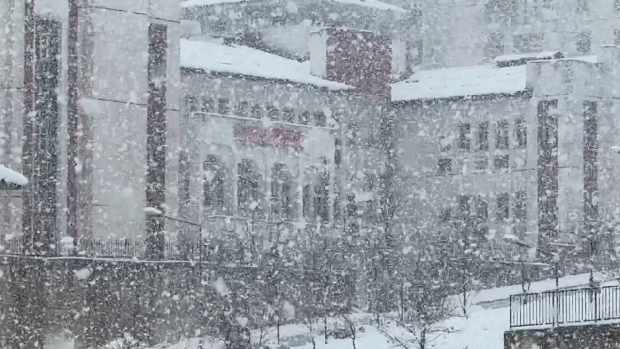 Hakkari'de eğitime kar engeli! Okullar tatil edildi