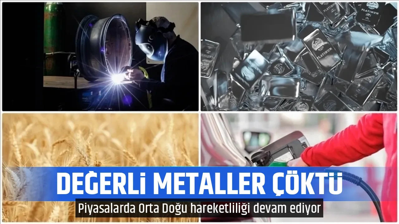 DEĞERLİ METALLER ÇÖKTÜ
