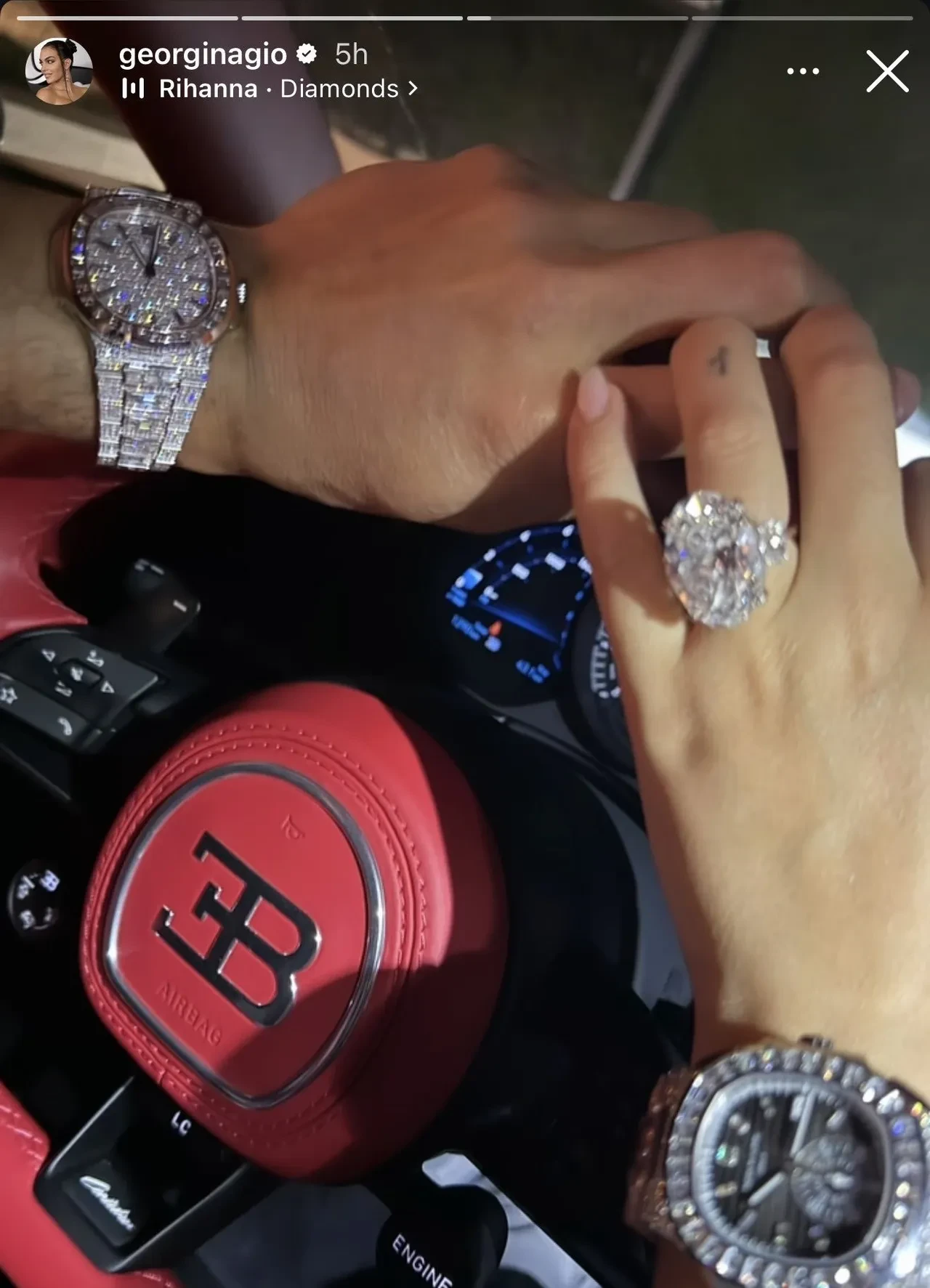 Ronaldo'nun sevgilisi Georgina Rodriguez, tek bir pozla 20 milyon doları gözler önüne serdi