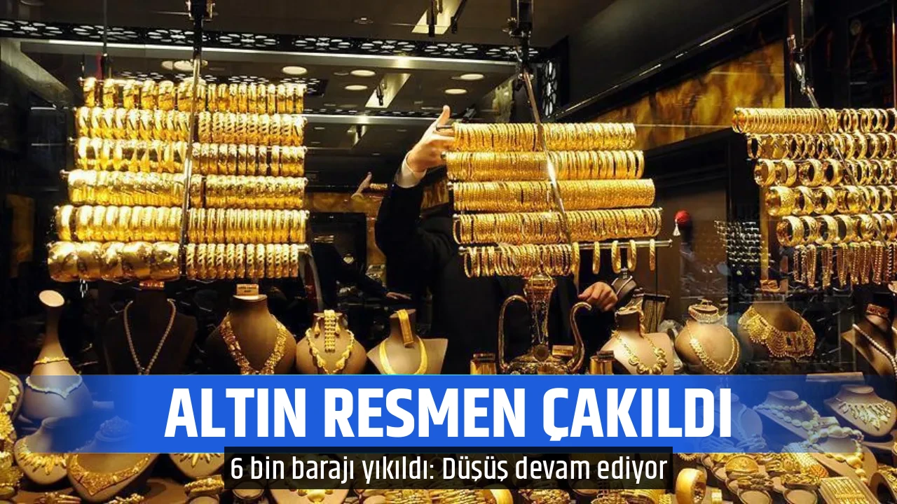 ALTIN RESMEN ÇAKILDI