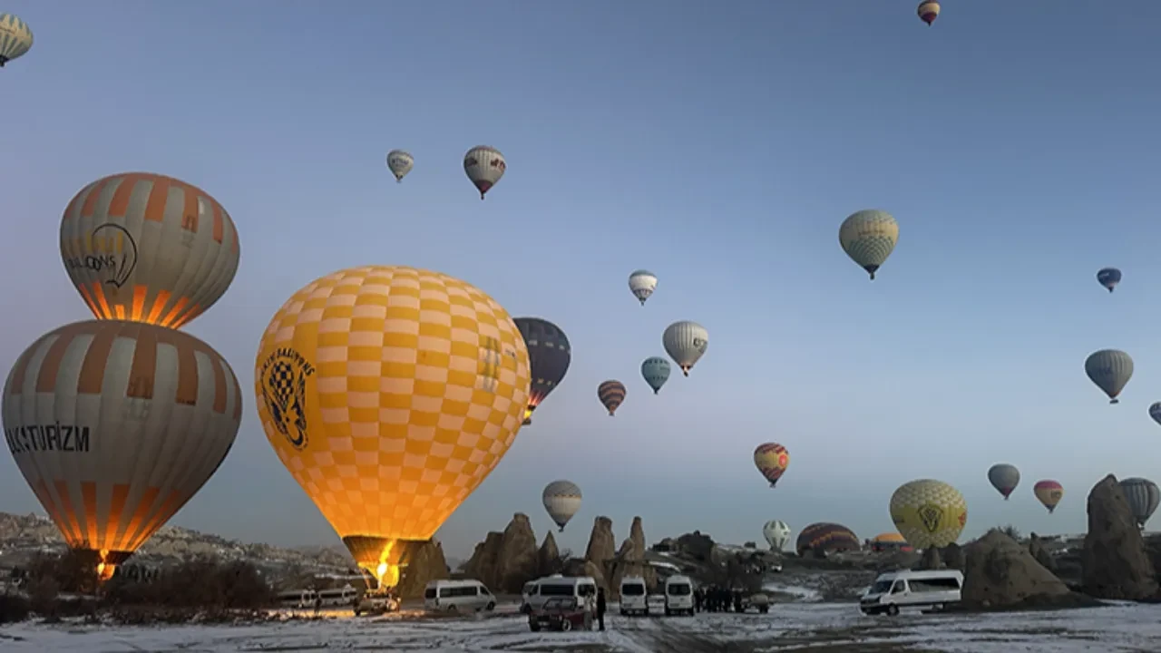 Bayramda Kapadokya'ya ziyaretçi akını! Yüzde 80'i buldu 