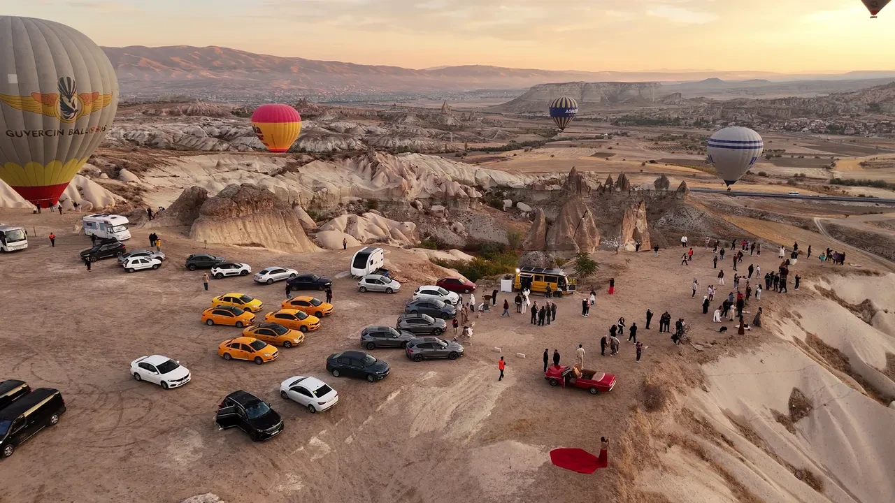 Bayramda Kapadokya'ya ziyaretçi akını! Yüzde 80'i buldu 