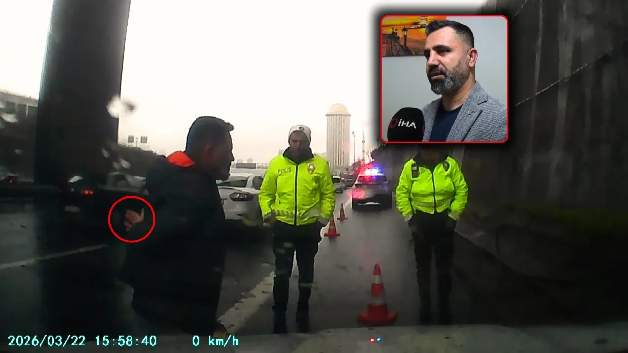 Boğazına şeker kaçtı, polis memuru Heimlich manevrasıyla hayata döndürdü! O anlar kamerada