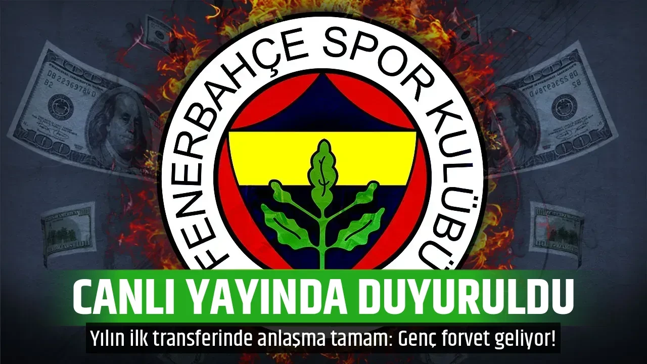 CANLI YAYINDA DUYURULDU