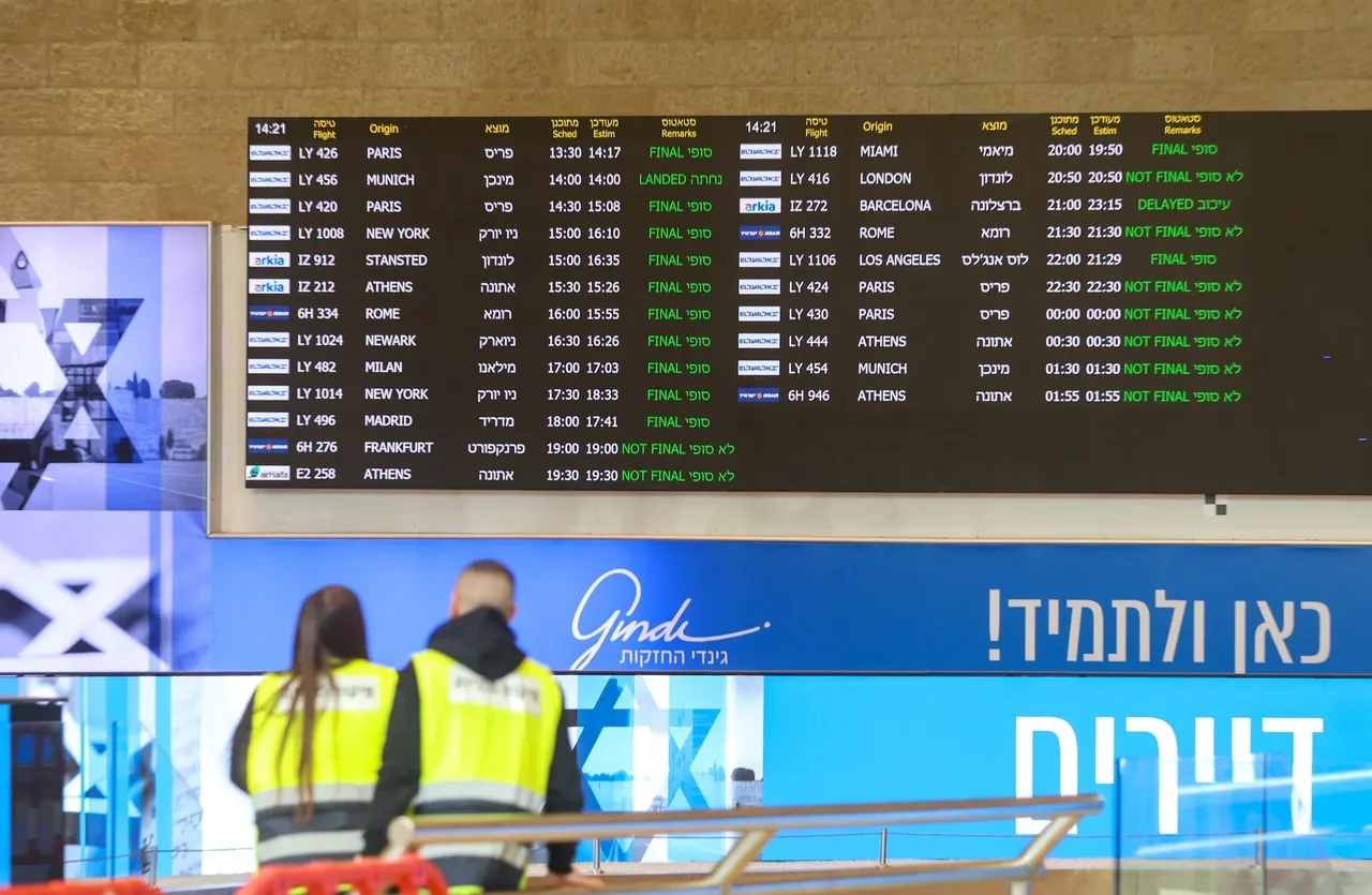 İsrail'den Ben Gurion Havalimanı'ndaki uçuşlara kısıtlama