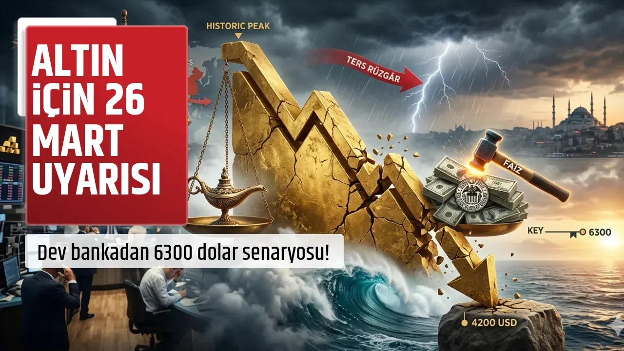 ALTIN İÇİN 26 MART UYARISI