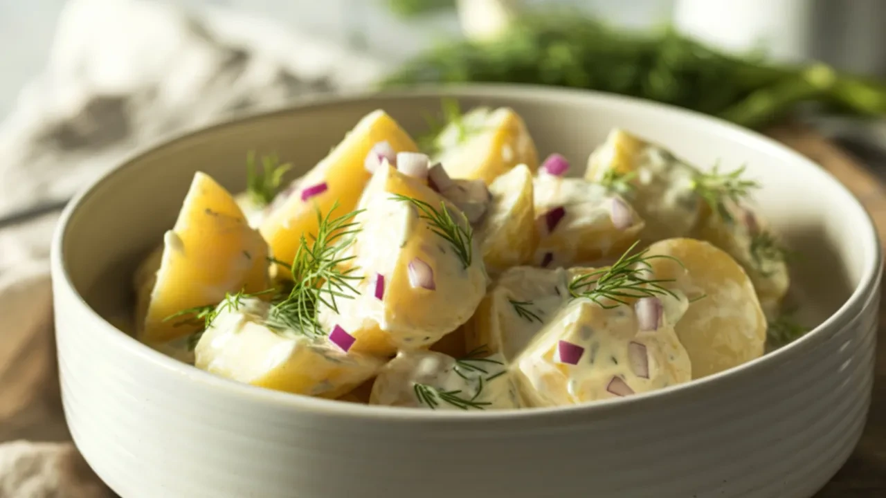 Avokadoyla yeniden doğan klasik! Patates salatasında ezber bozan tarif