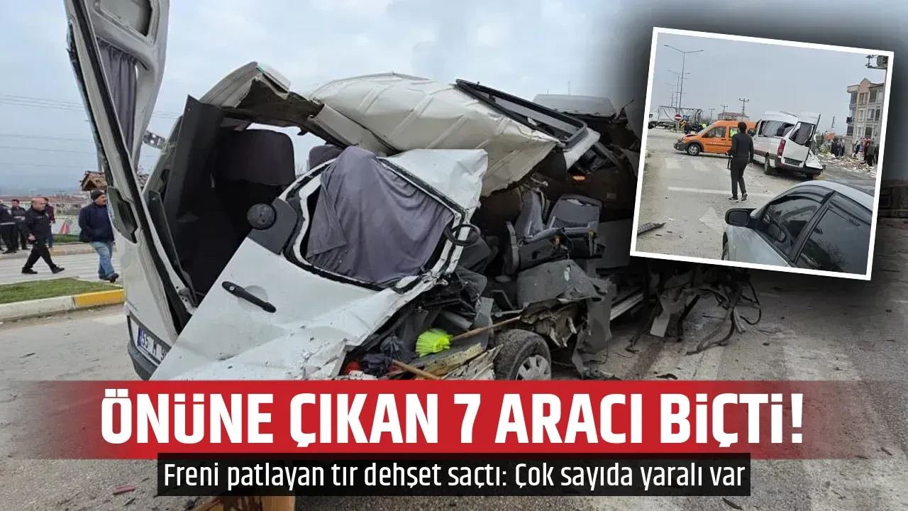 ÖNÜNE ÇIKAN 7 ARACI BİÇTİ!