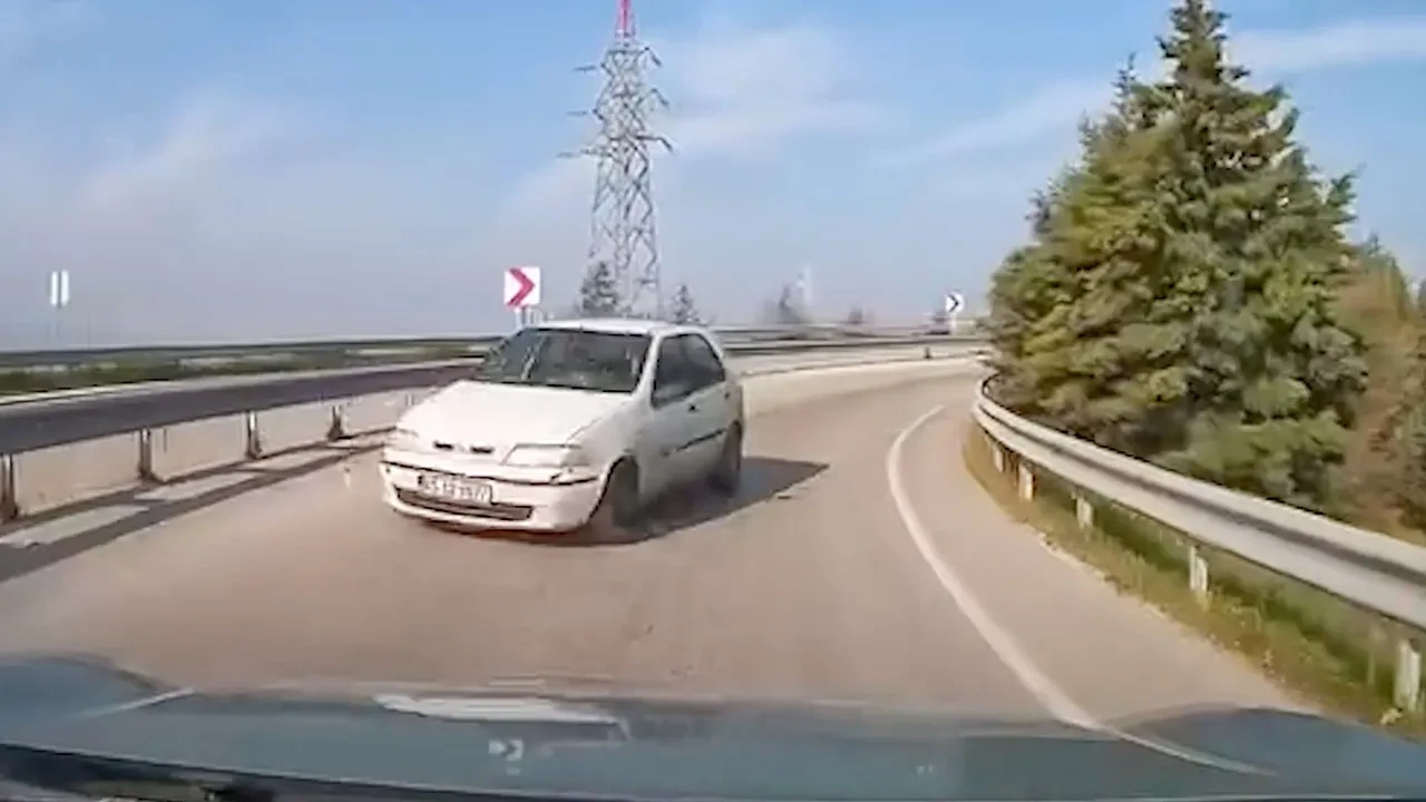 Ters yöne girdi, faciayı son anda manevrayla önledi