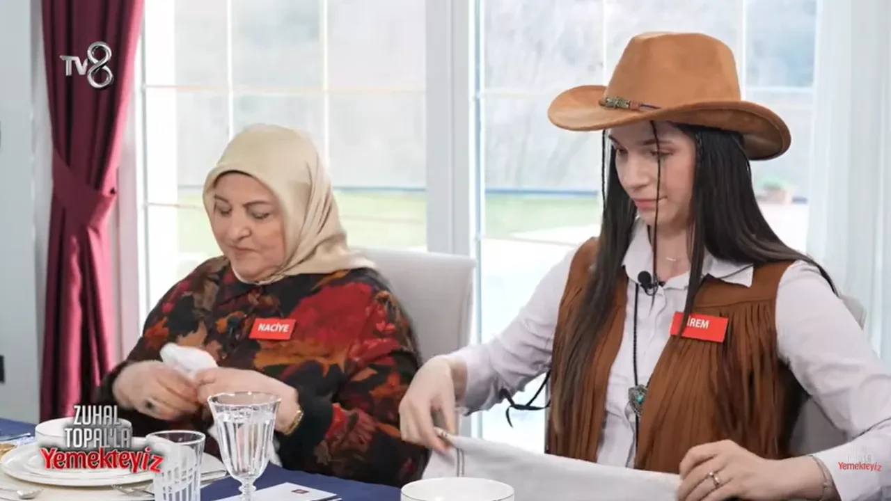 Yemekteyiz İrem Ayıkoğlu kimdir, mesleği nedir? Yemekteyiz İrem kovboy şapkasıyla dikkat çekti