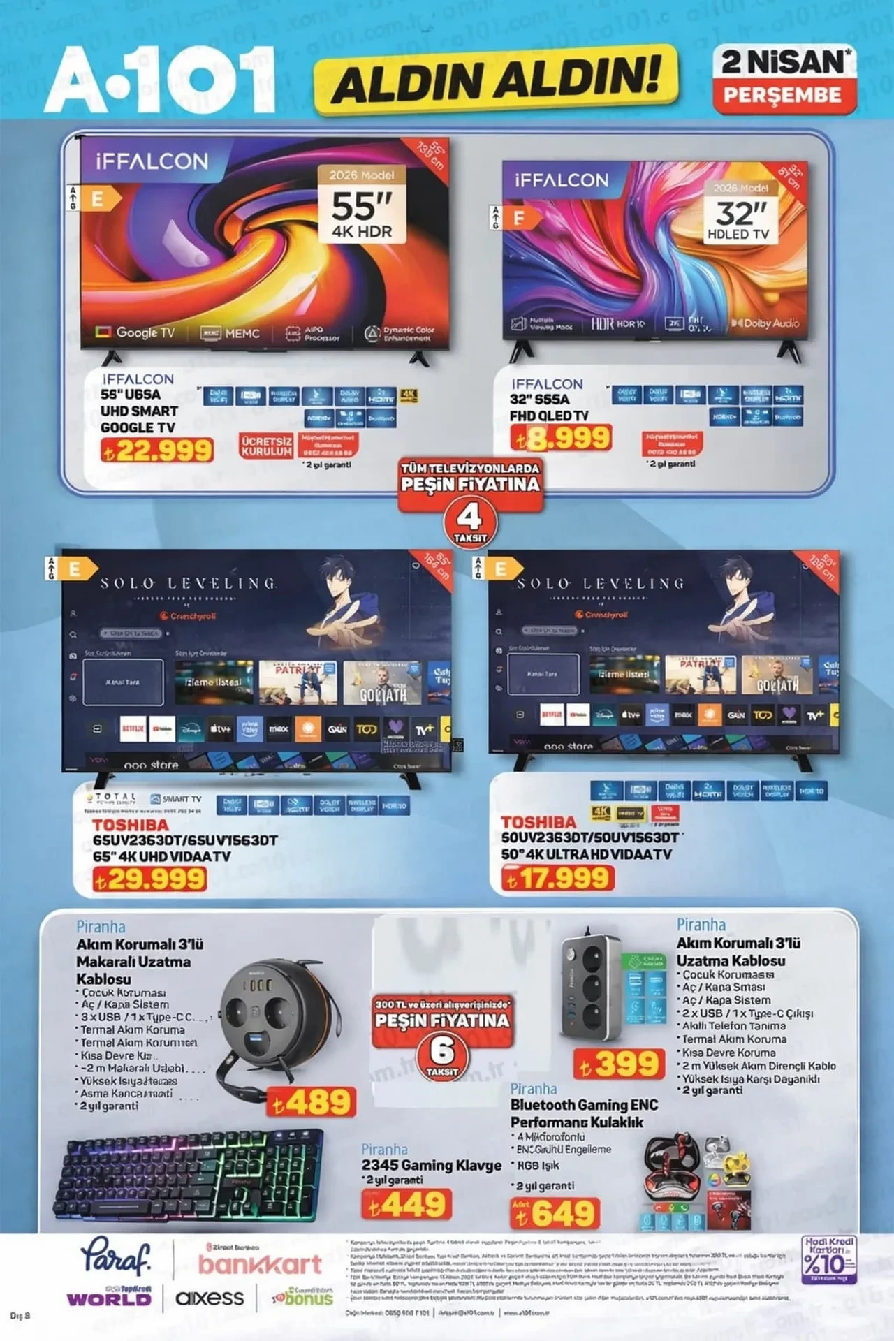 A101 26 Mart- 2 Nisan aktüel ürünler kataloğu 2026! Boy aynası, salon halısı, yemek takımı ve gaming ürünler geliyor