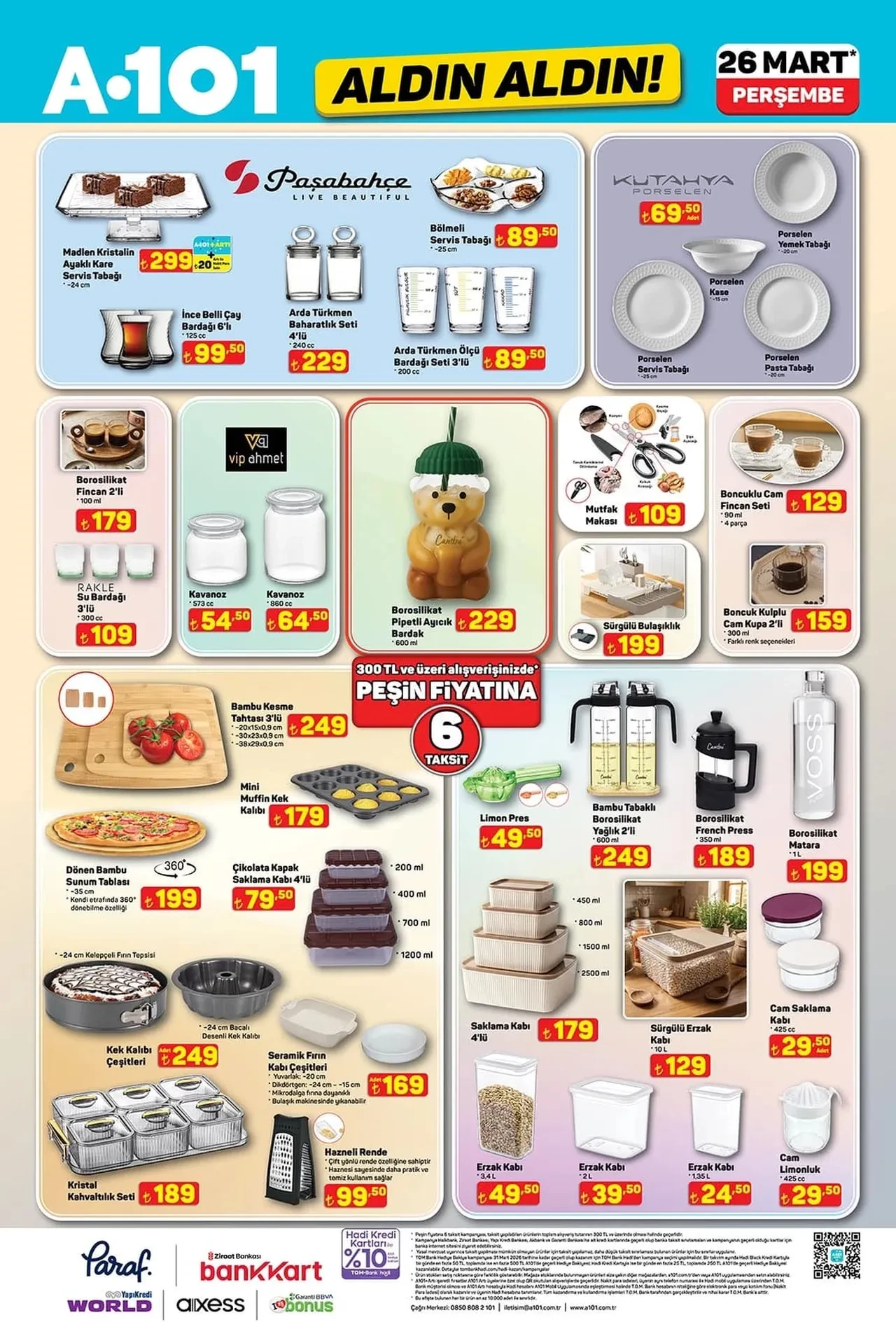 A101 26 Mart- 2 Nisan aktüel ürünler kataloğu 2026! Boy aynası, salon halısı, yemek takımı ve gaming ürünler geliyor