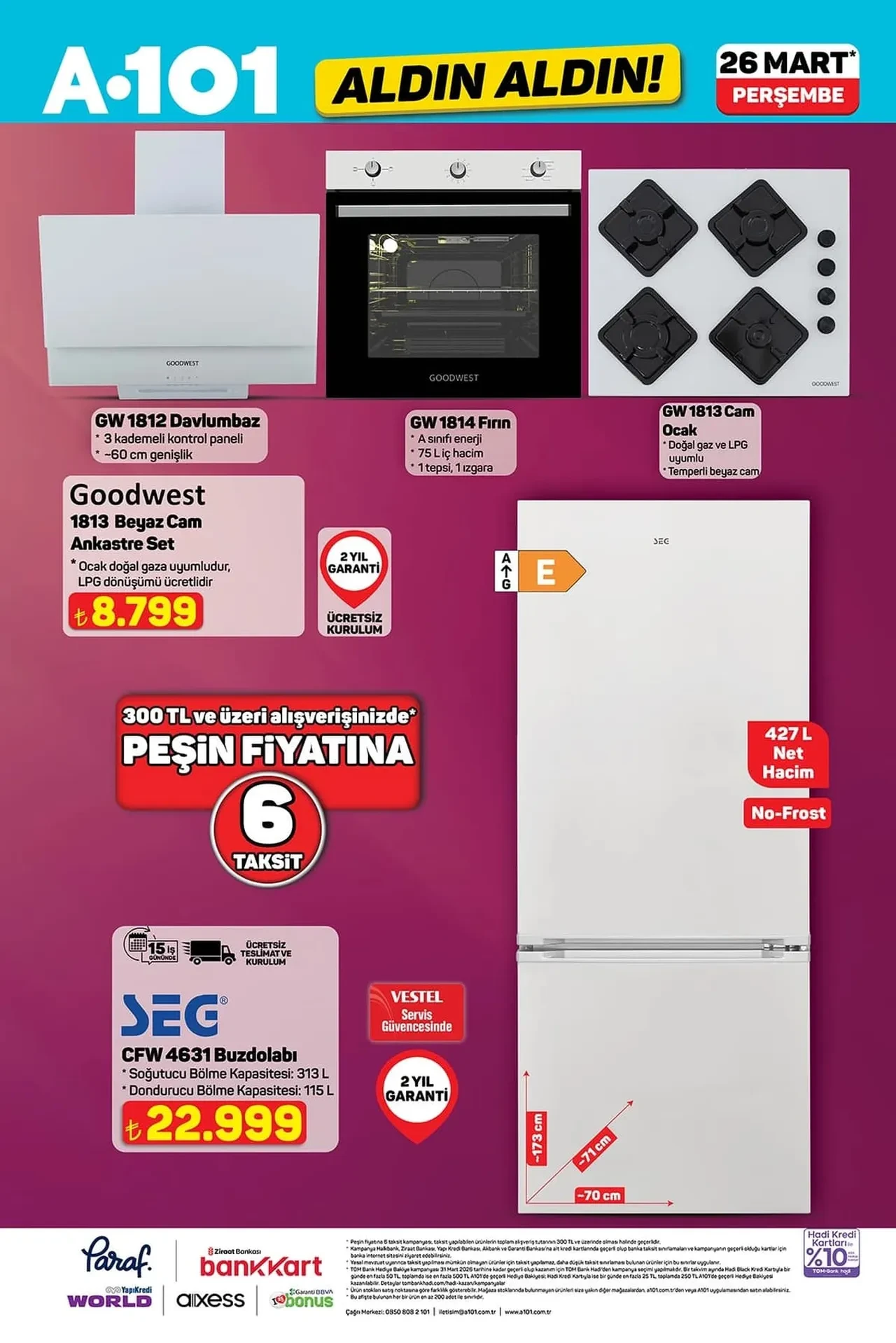 A101 26 Mart- 2 Nisan aktüel ürünler kataloğu 2026! Boy aynası, salon halısı, yemek takımı ve gaming ürünler geliyor