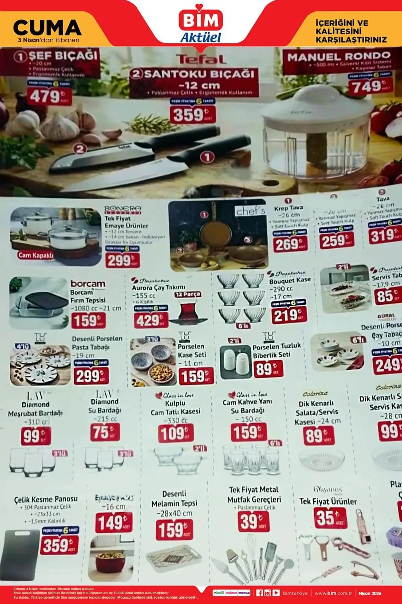 BİM 27 Mart- 3 Nisan Aktüel Ürünler Kataloğu 2026 yayımlandı! Mini buzdolabı, tost makinesi, torbasız süpürge ve set üstü ocak geliyor