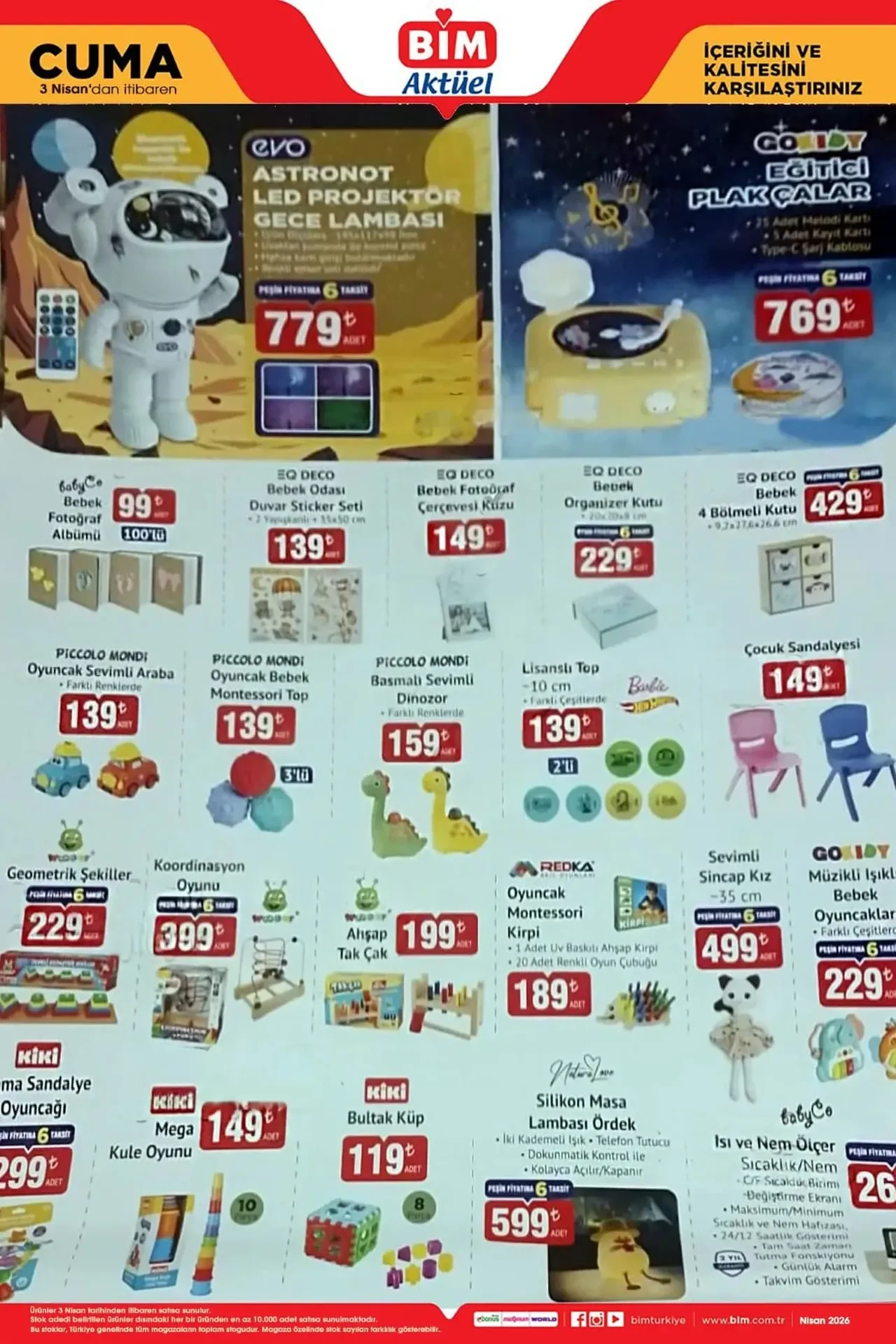 BİM 27 Mart- 3 Nisan Aktüel Ürünler Kataloğu 2026 yayımlandı! Mini buzdolabı, tost makinesi, torbasız süpürge ve set üstü ocak geliyor