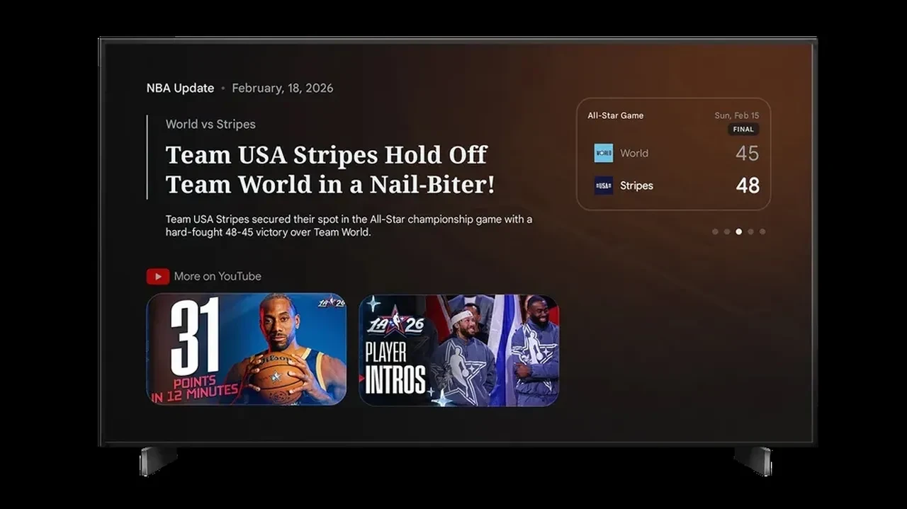 Google TV’lere yapay zeka geliyor: İşte yeni özellikler