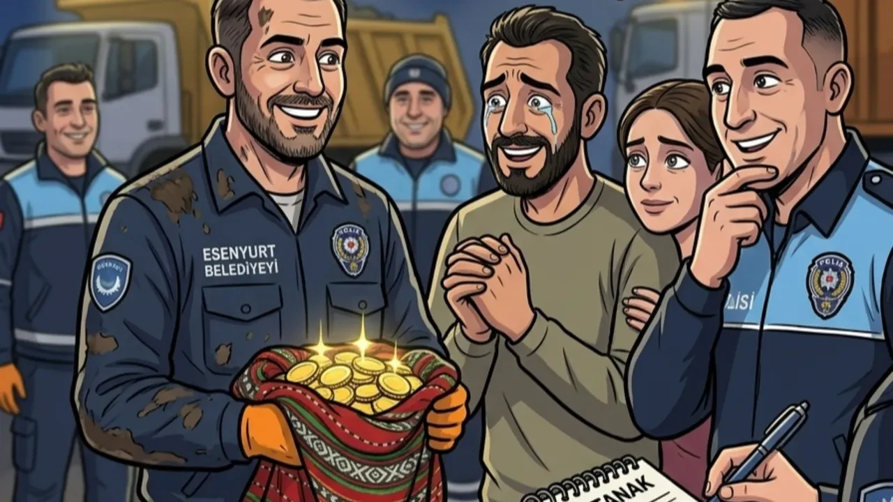 Esenyurt'ta çöpten servet çıktı!  1 milyon 200 bin TL'lik 'piyango'