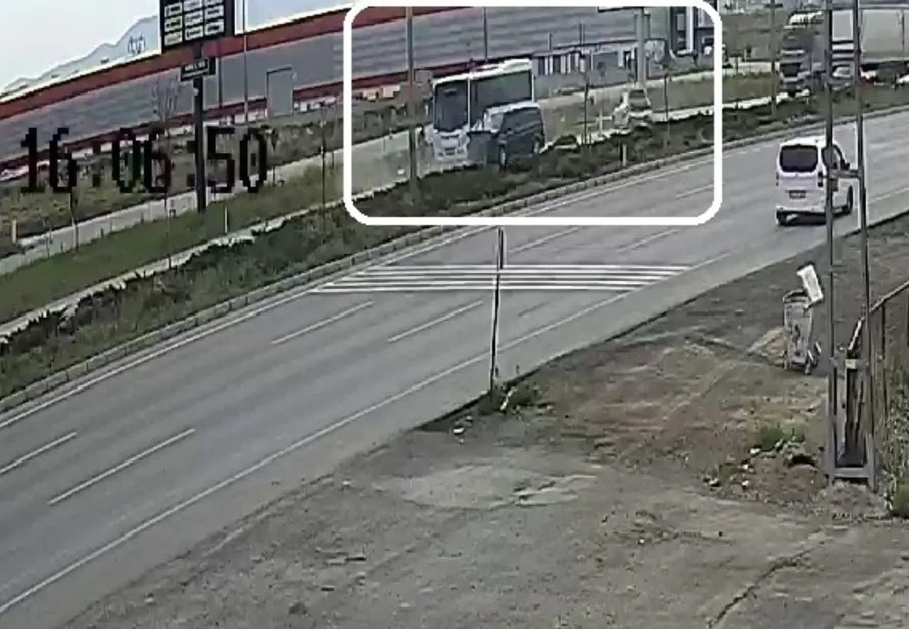 Kayseri'deki feci kazanın görüntüsü ortaya çıktı