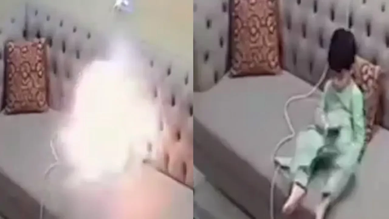 Korkunç anlar! Şarjda olan telefon bir anda çocuğun elinde patladı
