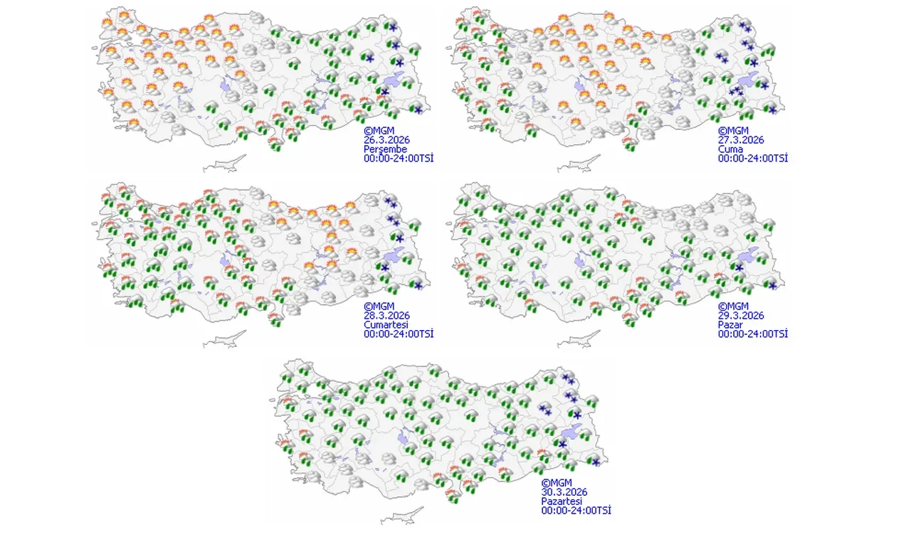 Meteoroloji illeri tek tek sıralayıp uyardı! Kar yağışı ve kuvvetli sağanak günlerce sürecek 