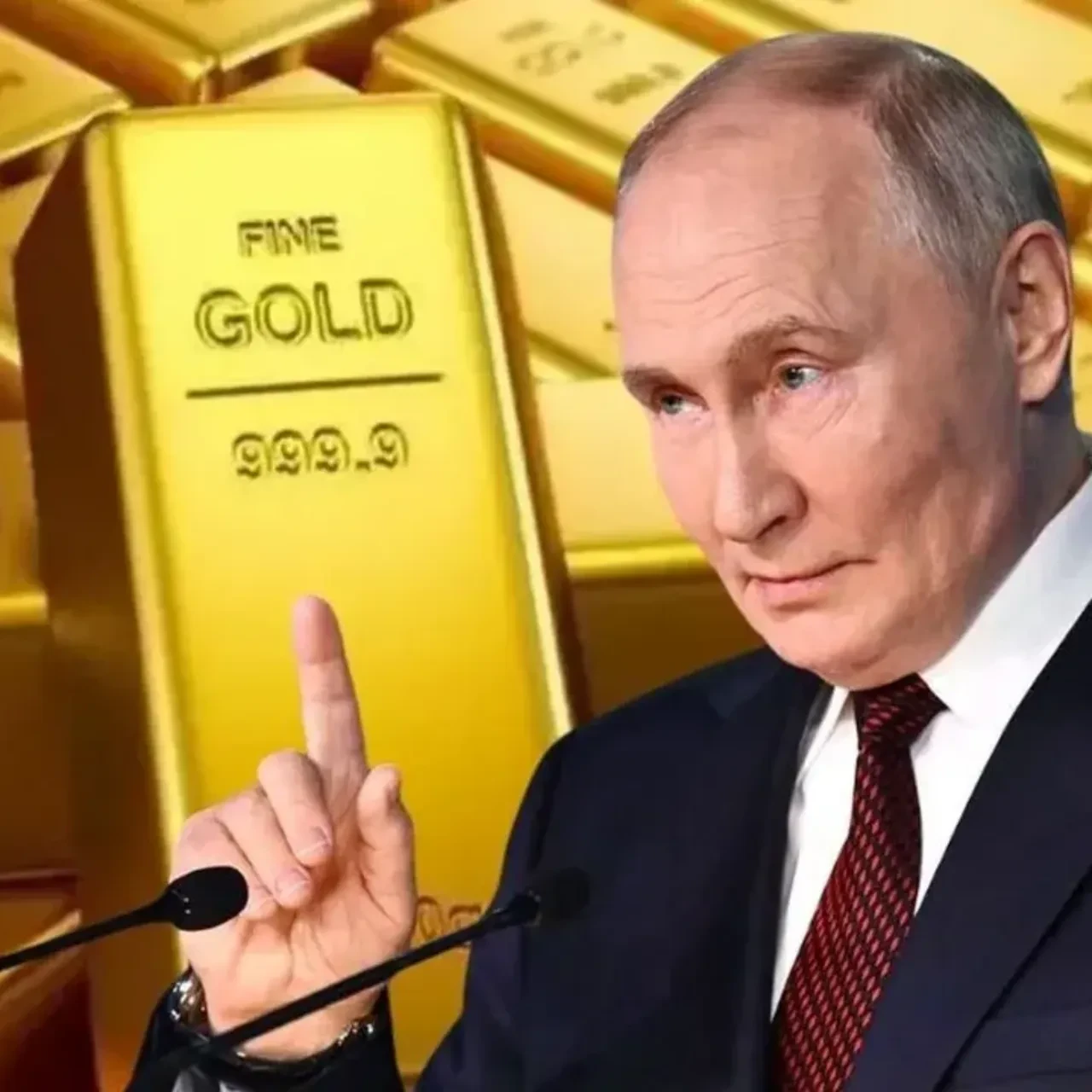 Putin külçe altın ihracatını yasakladı