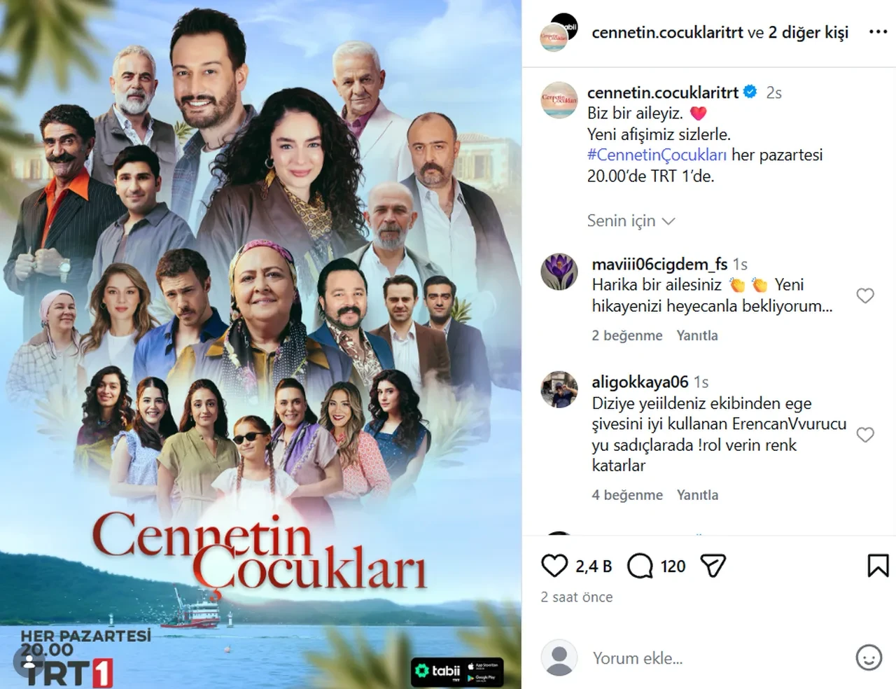 Cennetin Çocukları dizisi yeni oyuncuları ve afişi! Cennetin Çocukları dizisi yeni konusu belli oldu