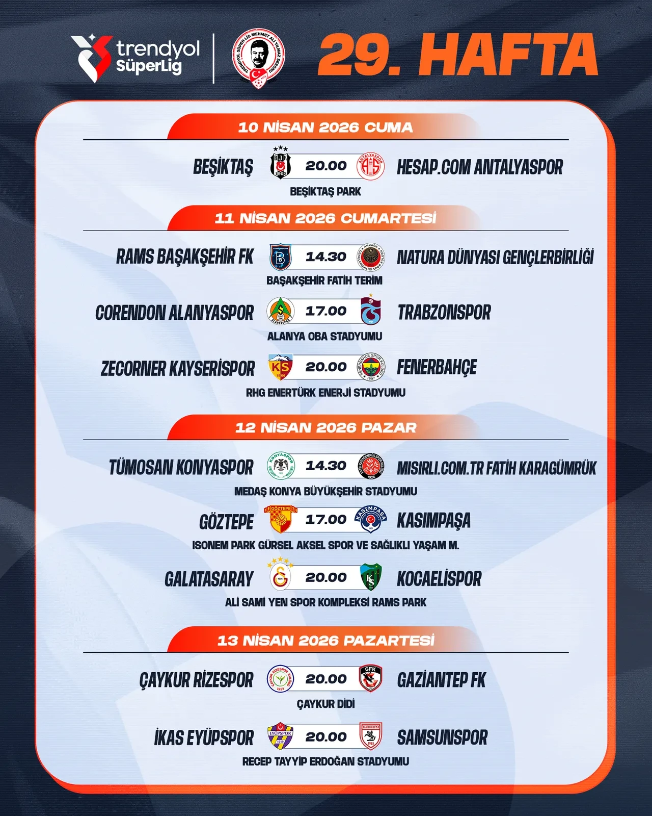 Galatasaray - Fenerbahçe derbisinin tarihi belli oldu