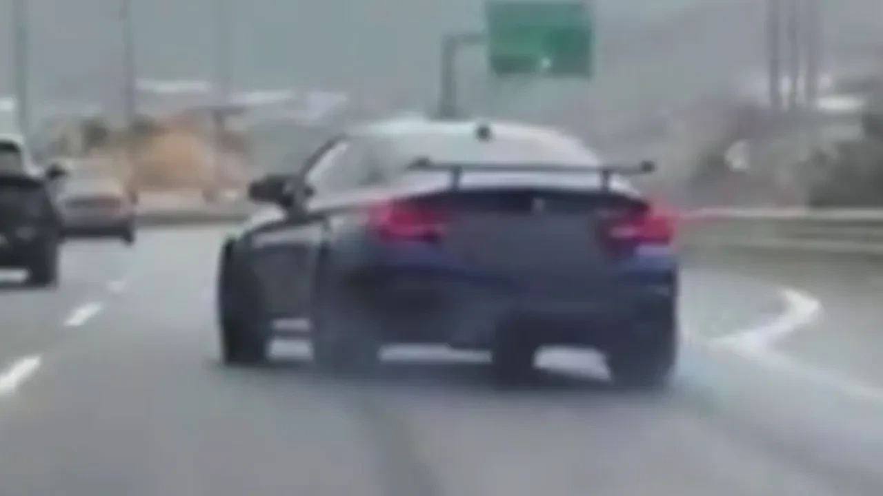 Tehlikeli sürüş anını paylaşmıştı! Sürücünün ehliyetine el konuldu