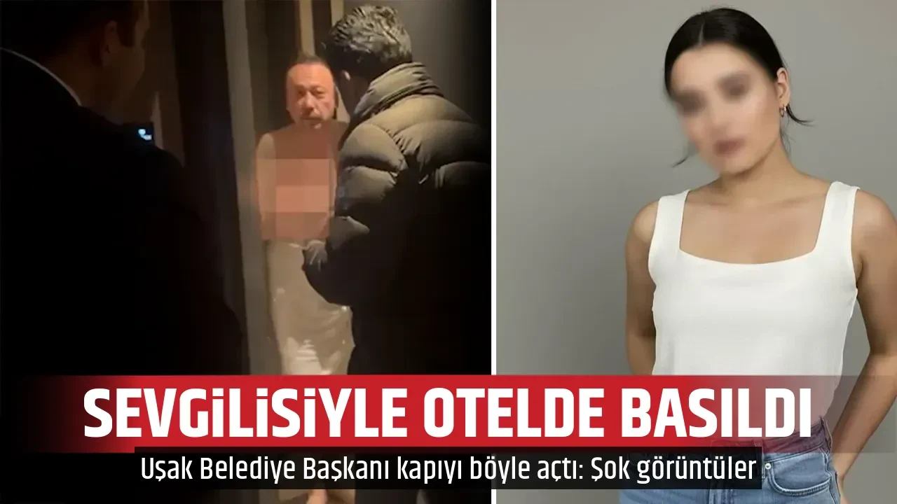 SEVGİLİSİYLE OTELDE BASILDI