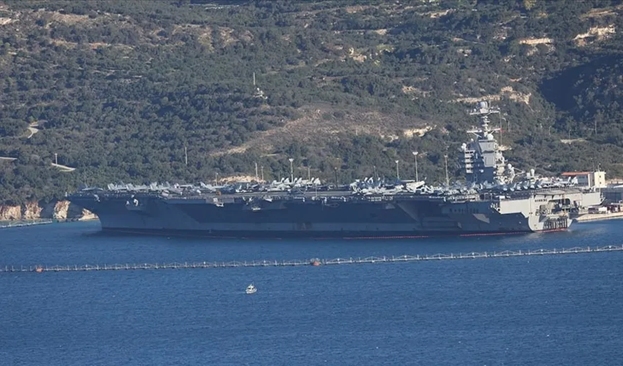 Dünyanın en büyük uçak gemisi İran'a daha fazla dayanamadı! Gerald R. Ford geri çekilerek Hırvatistan'a demir attı