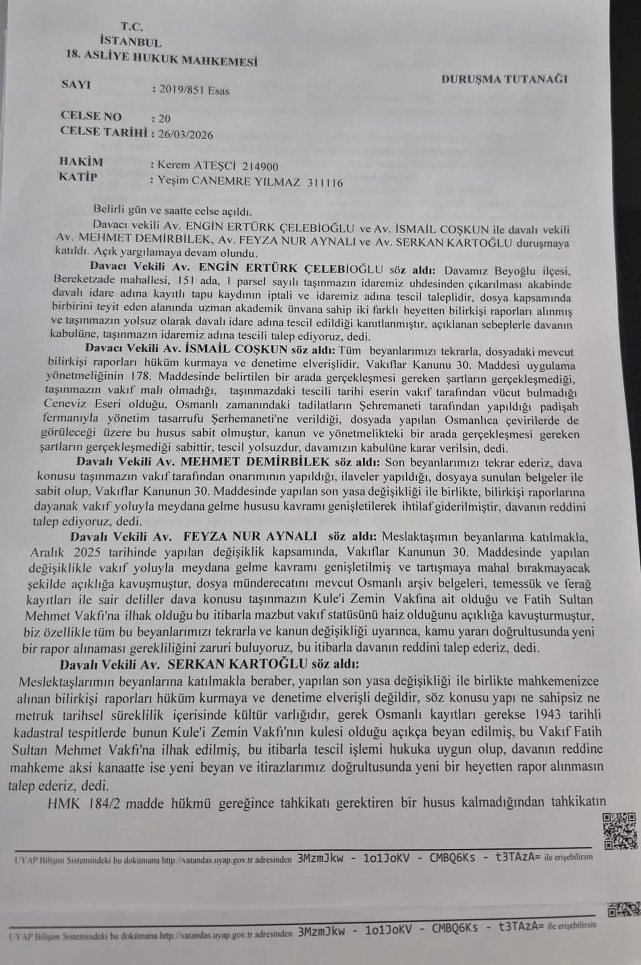 Galata Kulesi davasında mahkemeden İBB’YE ret kararı: Vakıf mülkiyeti değişmedi