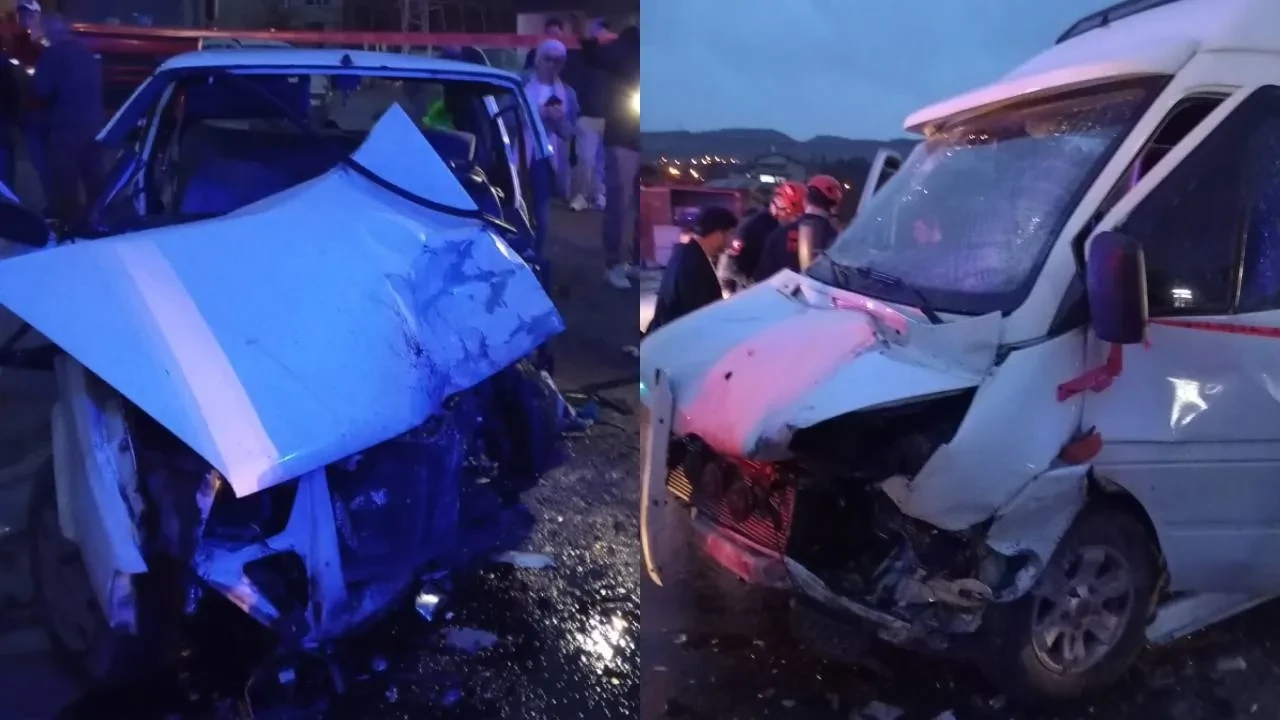 İşçi servisi ile otomobil çarpıştı! Zonguldak'taki kazada yaralılar var