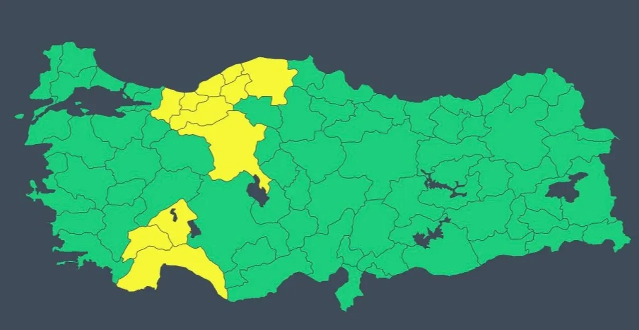Meteoroloji ve İçişleri Bakanlığı peş peşe uyardı! 8 il için sarı kod verildi