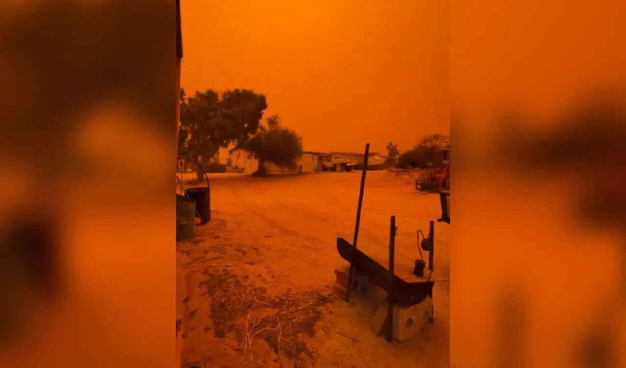 Avustralya'da yer ve gök kızıla büründü! Ülkede hayat adeta durdu