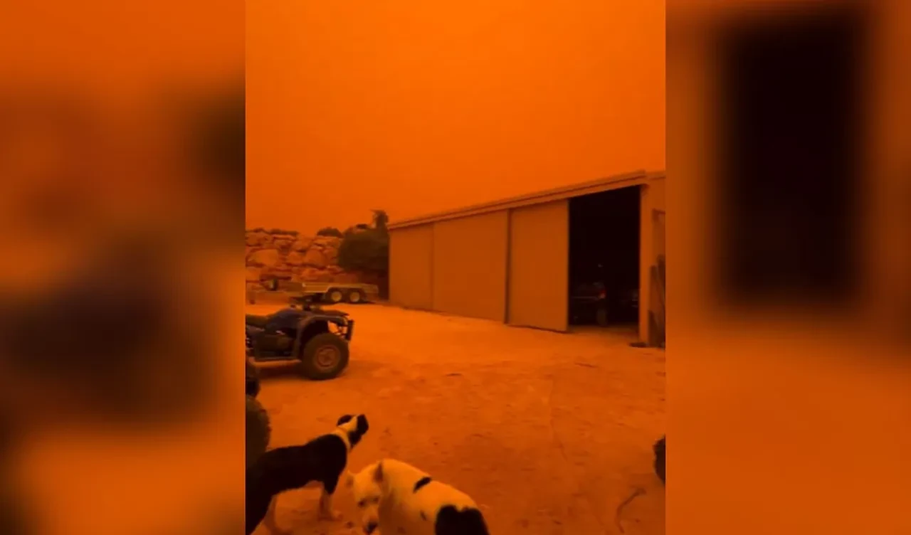 Avustralya'da yer ve gök kızıla büründü! Ülkede hayat adeta durdu