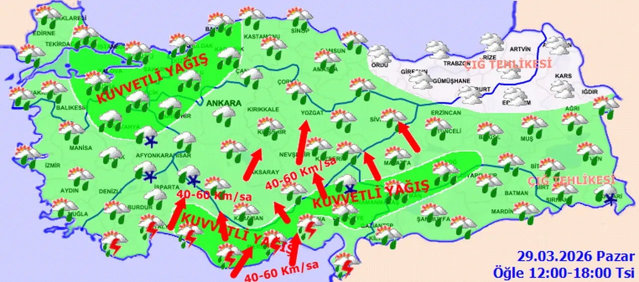Meteoroloji tek tek uyardı! 10 ilde sarı kodlu alarm: Kar ve sağanak bastıracak