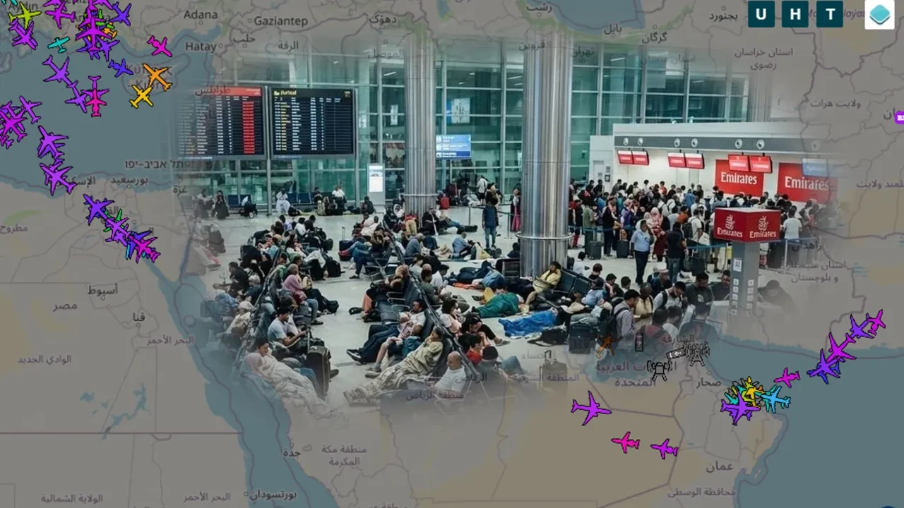 Bilgi almadan havalimanına gitmeyin! Orta Doğu'da kaos: Binlerce uçuş iptal, insanlar mahsur kaldı