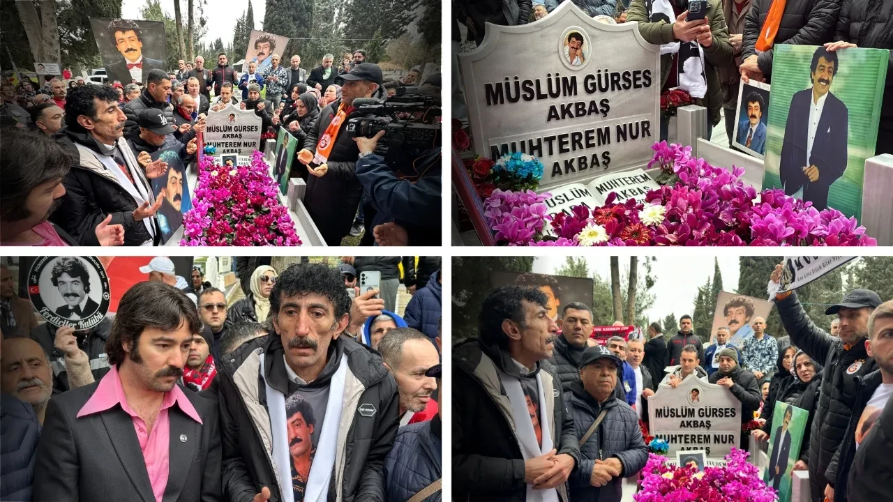 Müslüm Gürses sevenleri duygusal anlar yaşadı! 13. yıldönümünde mezarı başında anıldı