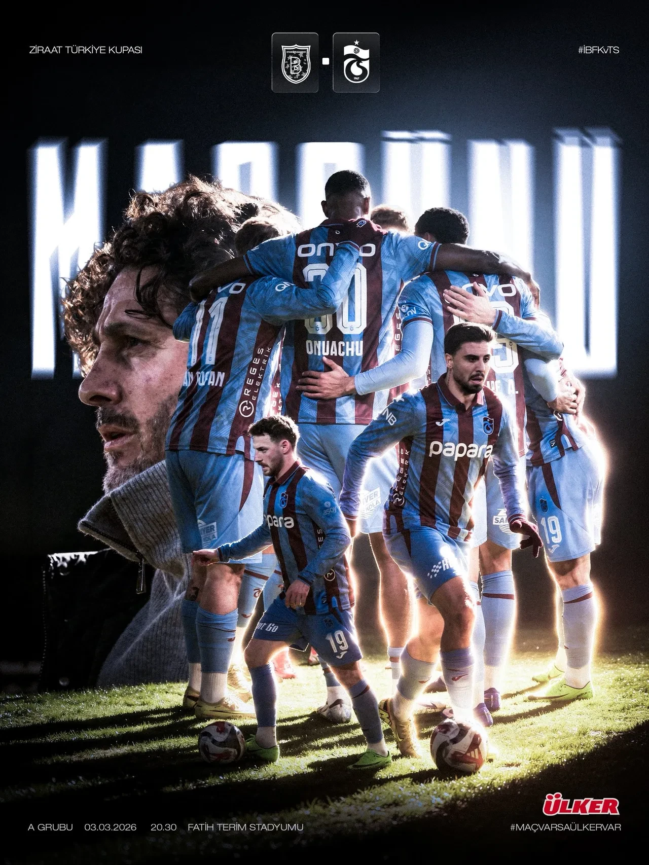 Trabzonspor Başakşehir deplasmanında | ZİRAAT TÜRKİYE KUPASI CANLI MAÇ ANLATIMI