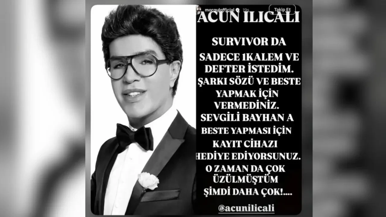 Yılmaz Morgül’den Acun Ilıcalı’ya sitem! “Bayhan’a kayıt cihazı var, bana kalem defter yoktu”