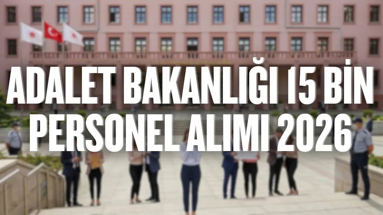 Adalet Bakanlığı 15 Bin Personel Alımı 2026: Başvuru Tarihleri Açıklandı mı? Kadro, Branş ve Şartlar Neler?